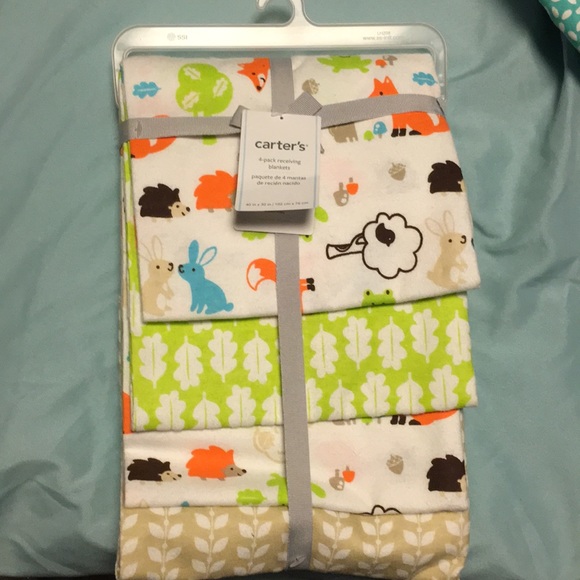 fox receiving blankets